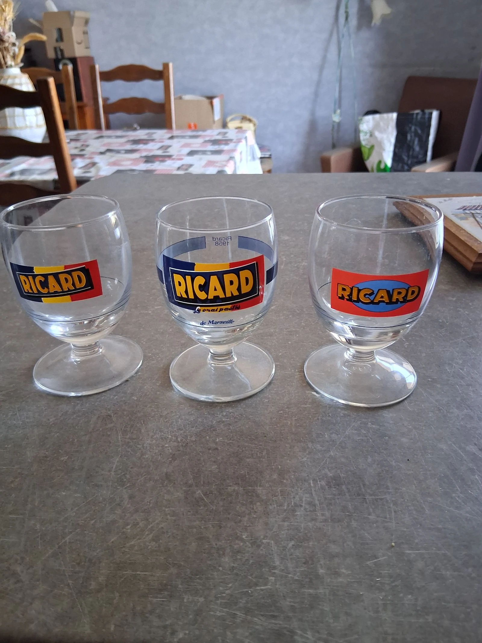 3 verre ricard